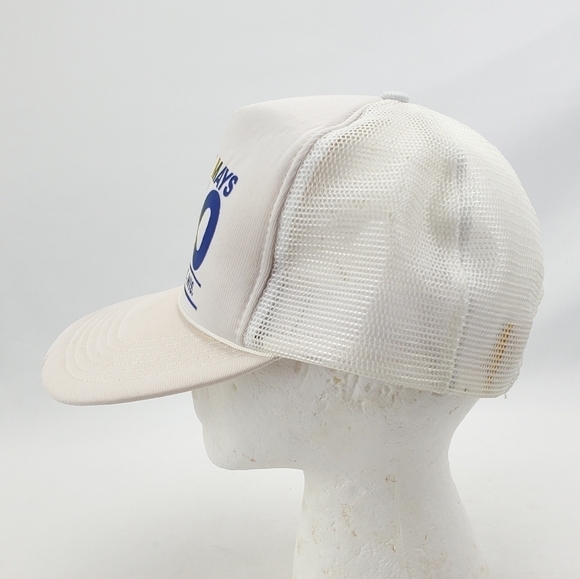 VINTAGE Civic Snapback Meshback Cap Hat Meshback 1983 Rex Mays 150 Milwaukee - Picture 8 of 12